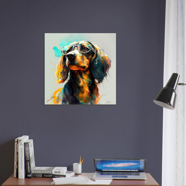 Dachshunds, animal art, design gift, by Luisa Viktoria