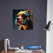 Forex prints, Pit bull, animal art, design gift, by Luisa Viktoria