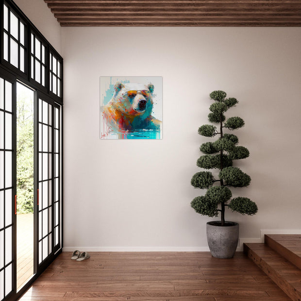 Polar bear, animal art, design gift, by Luisa Viktoria