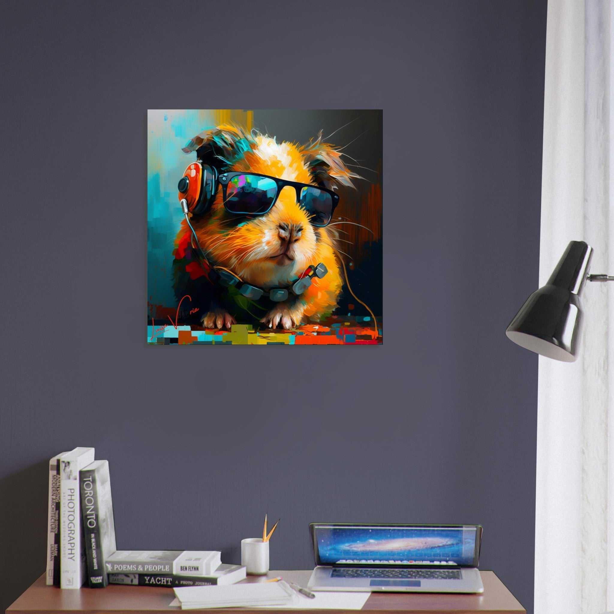 Guinea pig, animal art, design gift, by Luisa Viktoria