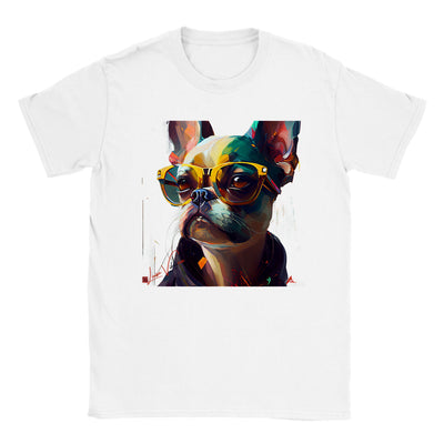 Unisex Trend Art Design T-Shirt. French bulldog. Luisa Viktoria