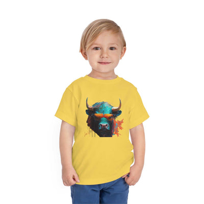 Bull Lifestyle Kids Animal T-Shirt yellow