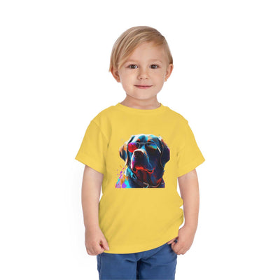 Labrador Retrievers Lifestyle Kids Animal T-Shirt yellow