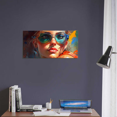 Design Canvas. Red, Green, Yellow. by Luisa Viktoria.