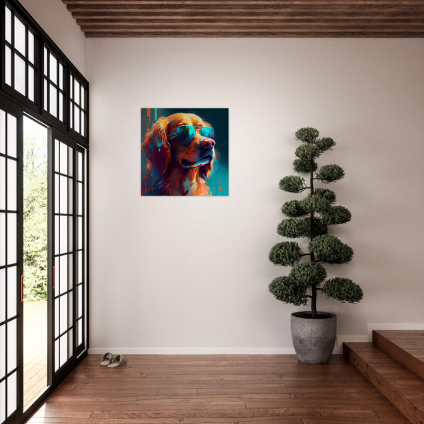 Golden Retriever, animal art, design gift, by Luisa Viktoria