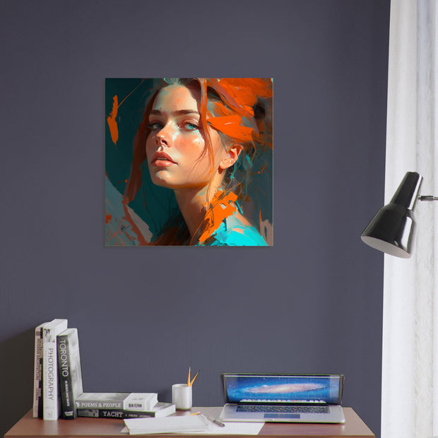 portrait of a women, modern art, design gift, by Luisa Viktoria