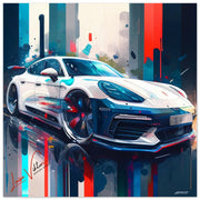 Car Porsche Panamera luxury wall art decor is a unique gift Luisa-Viktoria