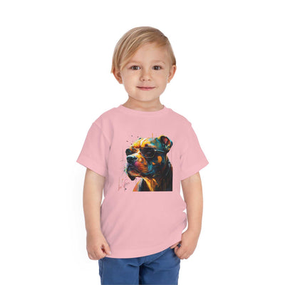 America pit bull Lifestyle Kids Animal T-Shirt red