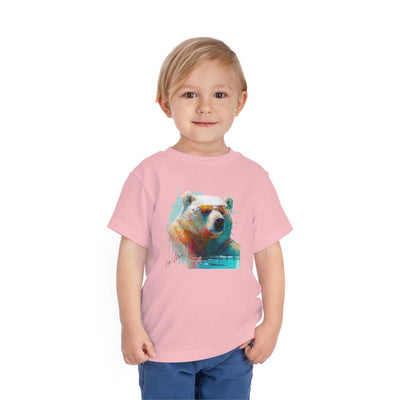 Polar bear Lifestyle Kids Animal T-Shirt red