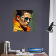 fashionable man, modern art, design gift, by Luisa Viktoria