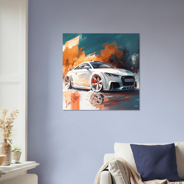 Car Audi TT luxury wall art decor is a unique gift