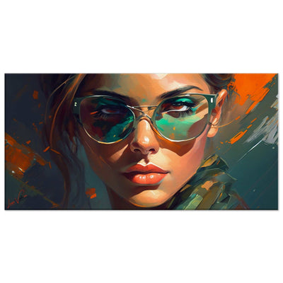 Luxurious Color Worlds: Design Canvas. Fir Green, Dark Green, Gray. by Luisa Viktoria.