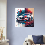 Car BMW 330 luxury wall art decor is a unique gift