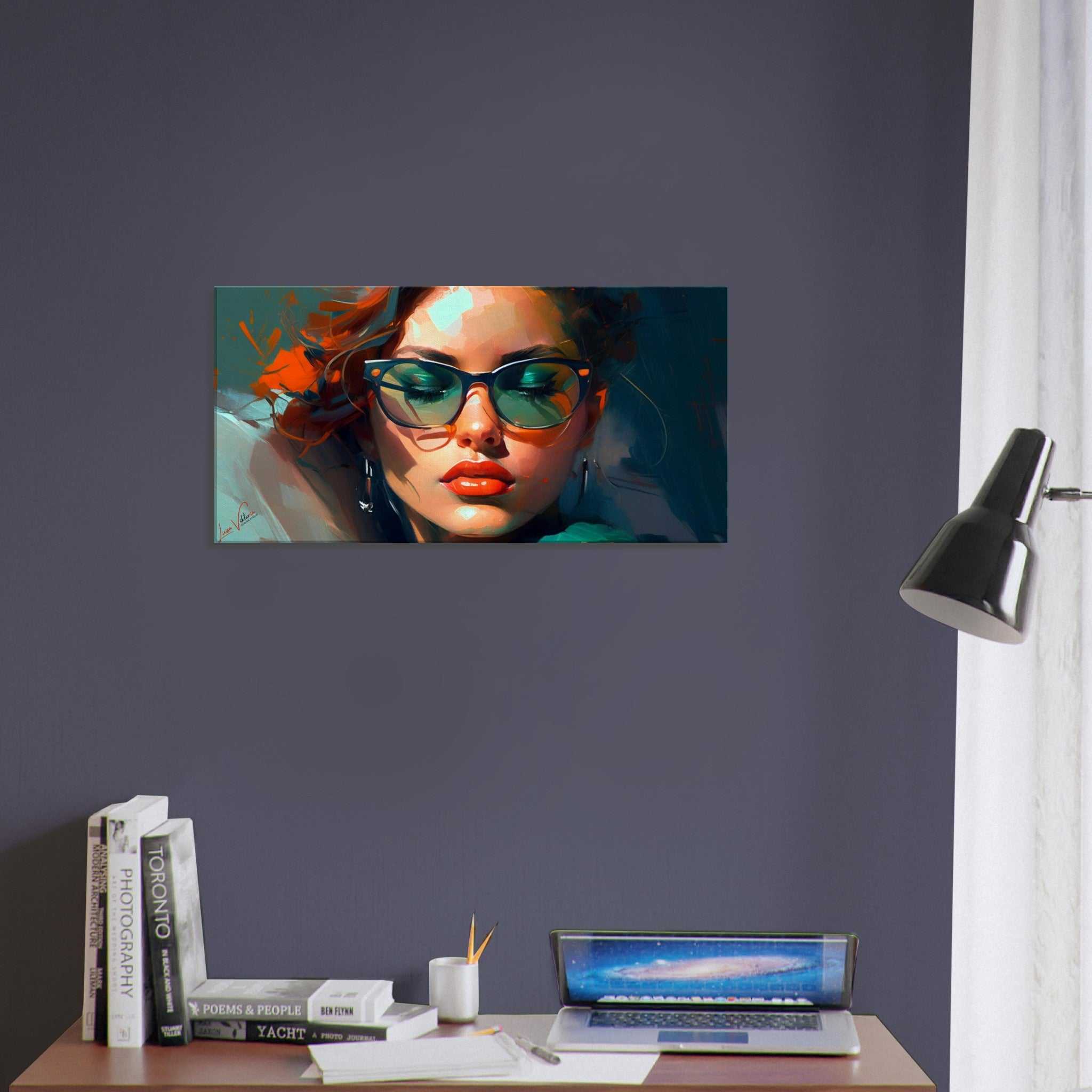 Colorful Wall Art, canvas gift, Luisa Viktoria.