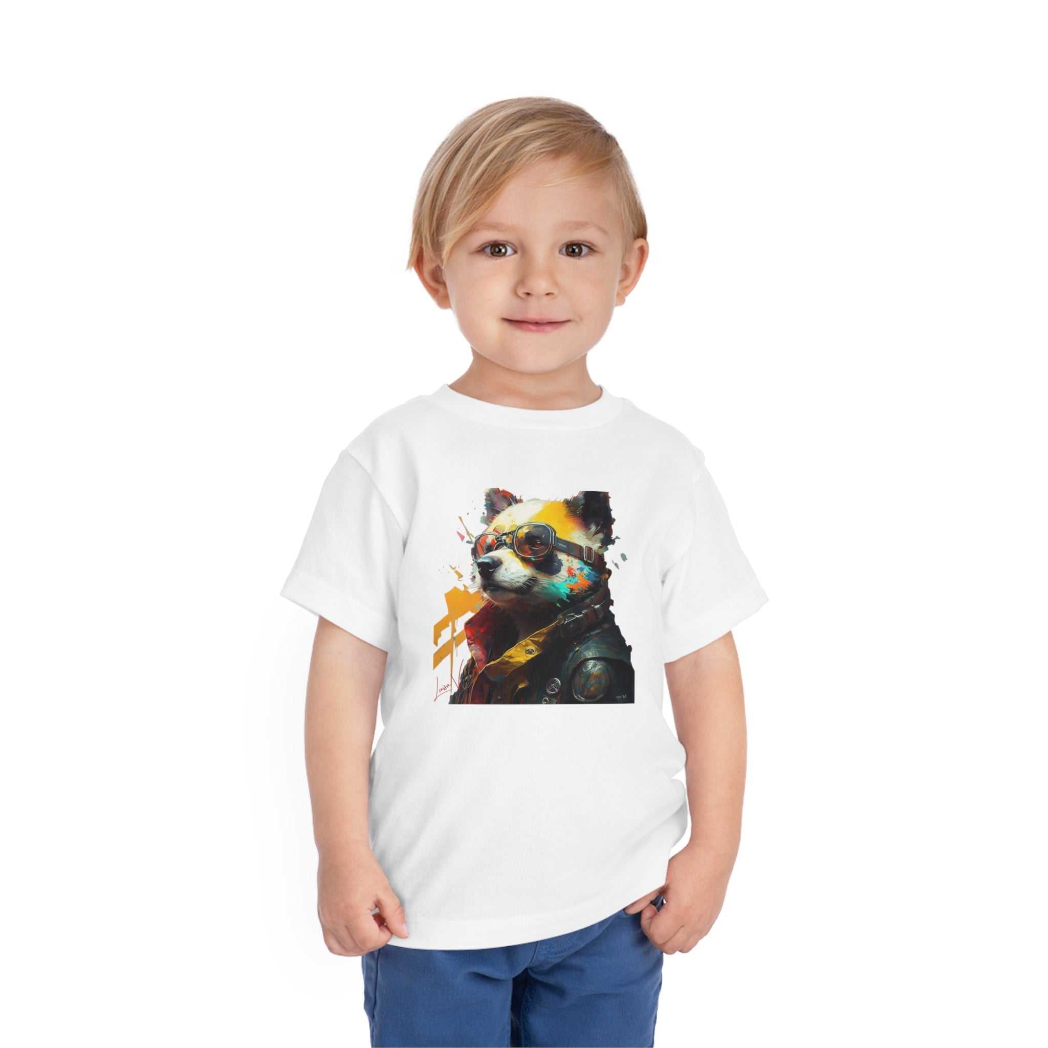 Panda Lifestyle Kids Animal T-Shirt white