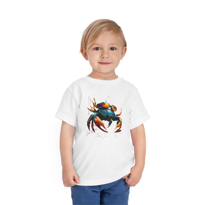 Crab Lifestyle Kids Animal T-Shirt white