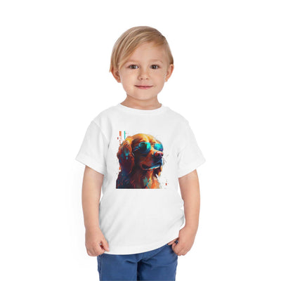 Golden Retriever Lifestyle Kids Animal T-Shirt white