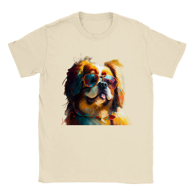 Unisex Trend Art Design T-Shirt. Cavalier King Charles Spaniel. Luisa Viktoria