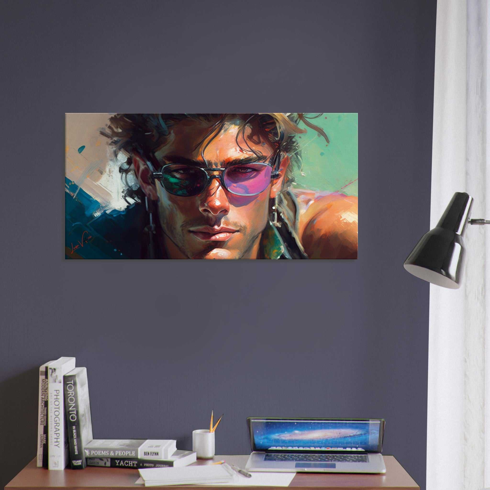 Design Canvas. Blue, green, pink. by Luisa Viktoria.