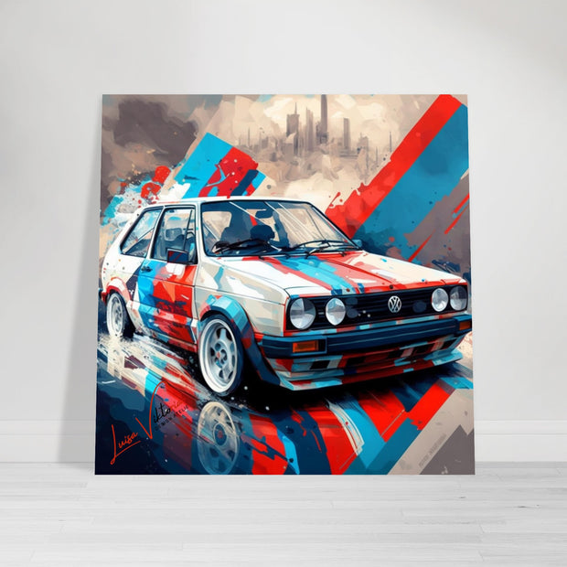 Car VW Golf GTI luxury wall art decor is a unique gift