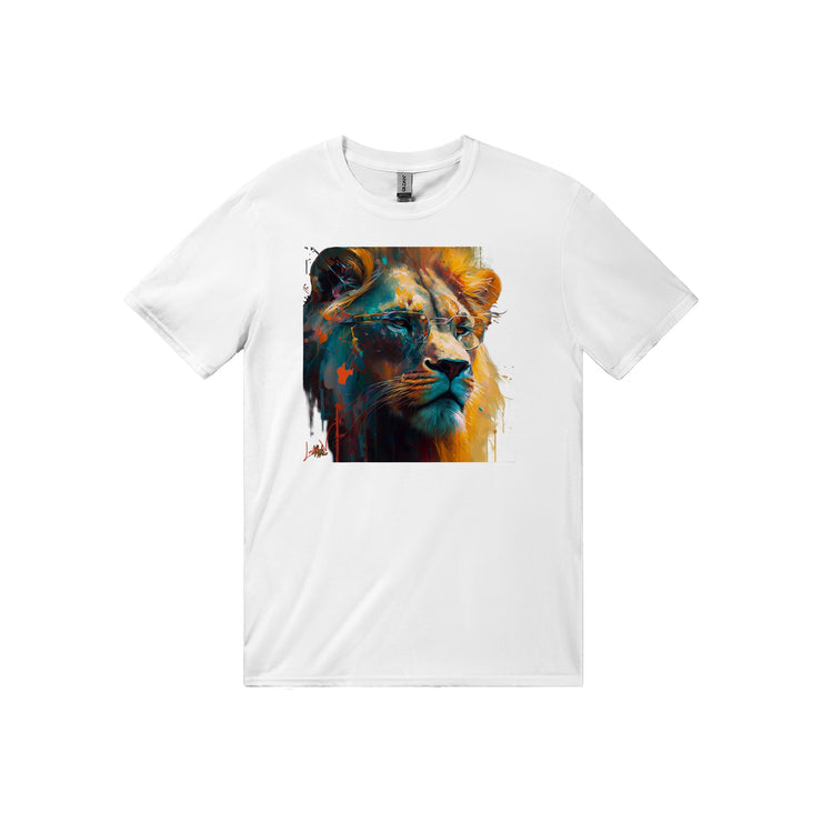 Unisex Trend Art Design T-Shirt. Lion. Luisa Viktoria