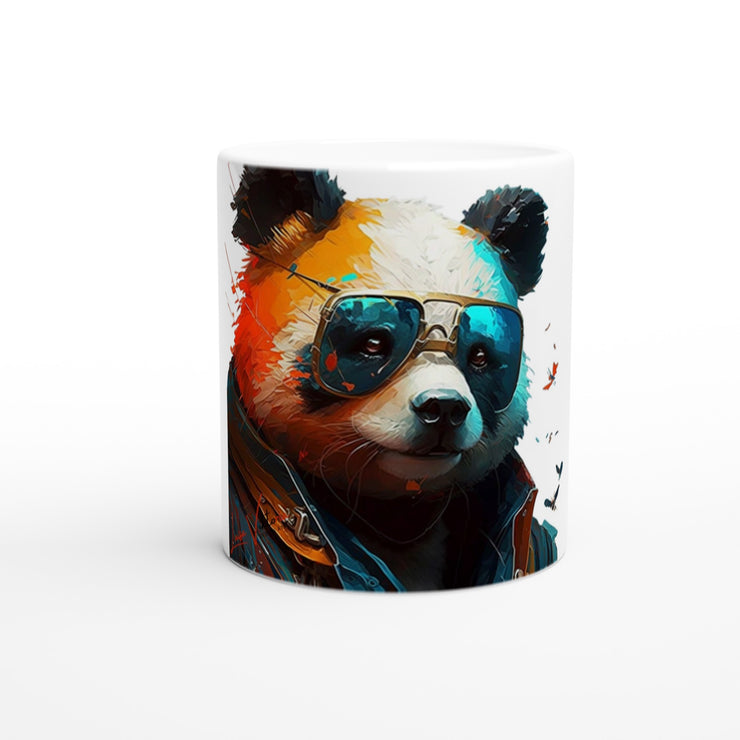 Ceramic Mug 11oz, Panda, Design gift, by Luisa Viktoria