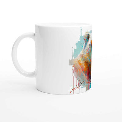 Ceramic Mug 11oz, Polar bear, Design gift, by Luisa Viktoria