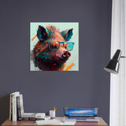 Wild Boar, animal art, design gift, by Luisa Viktoria