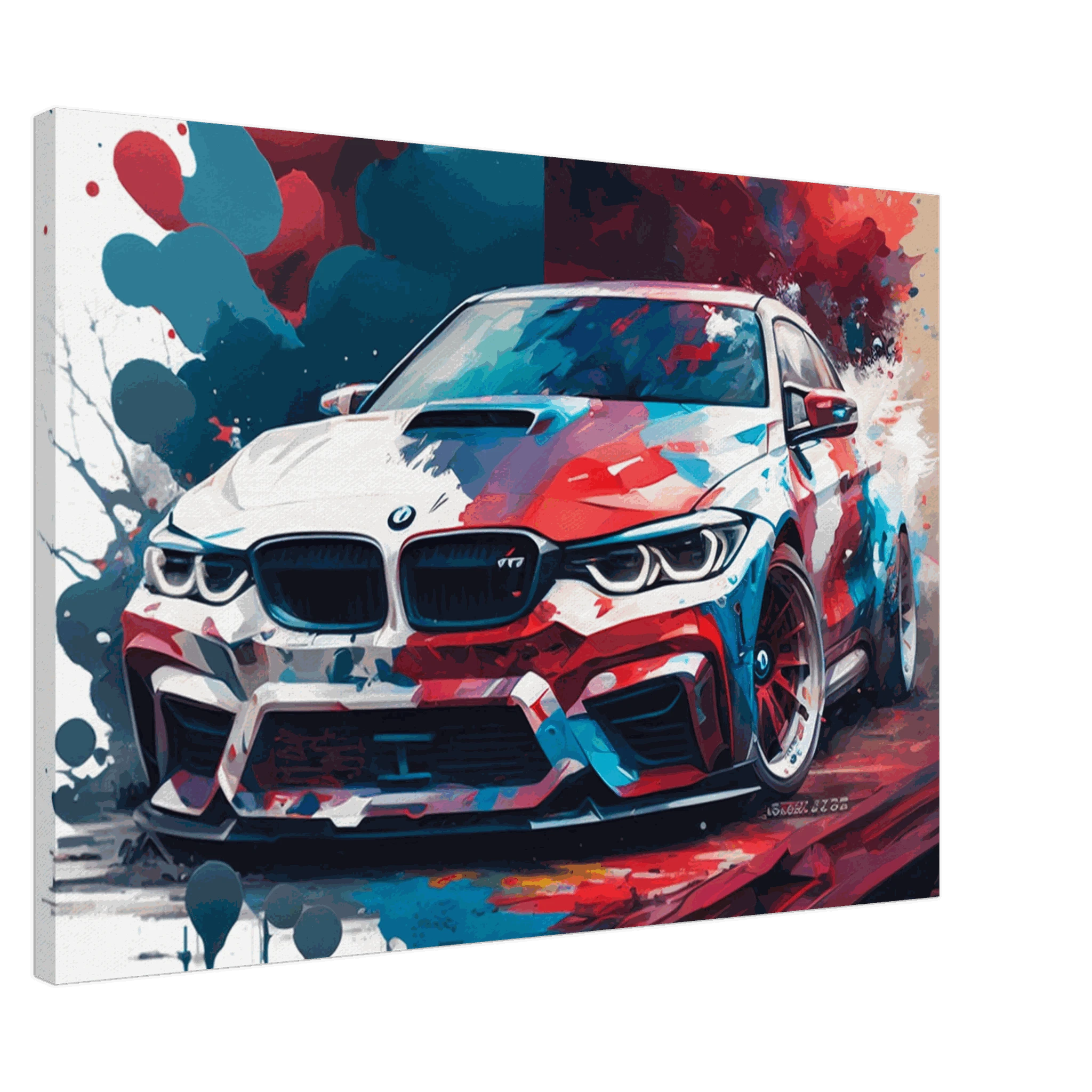 BMW 330 Canvas Wall Art