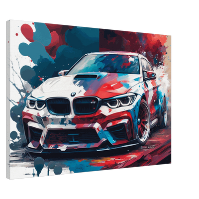 BMW 330 Canvas Wall Art