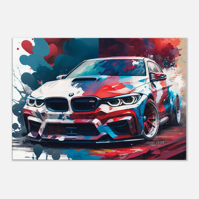 BMW 330 Canvas Wall Art