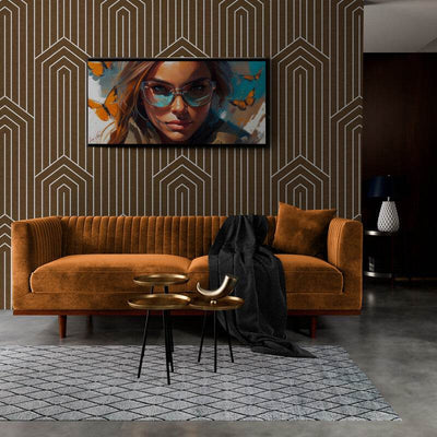 Luxurious Color Worlds: Design Canvas. Tanner's Brown, London Clay. by Luisa Viktoria.