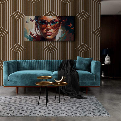 Luxurious Color Worlds: Design Canvas. Burgundy, Terracotta. by Luisa Viktoria.
