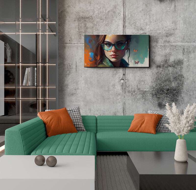 Luxurious Color Worlds: Design Canvas. Green, Blue. by Luisa Viktoria.