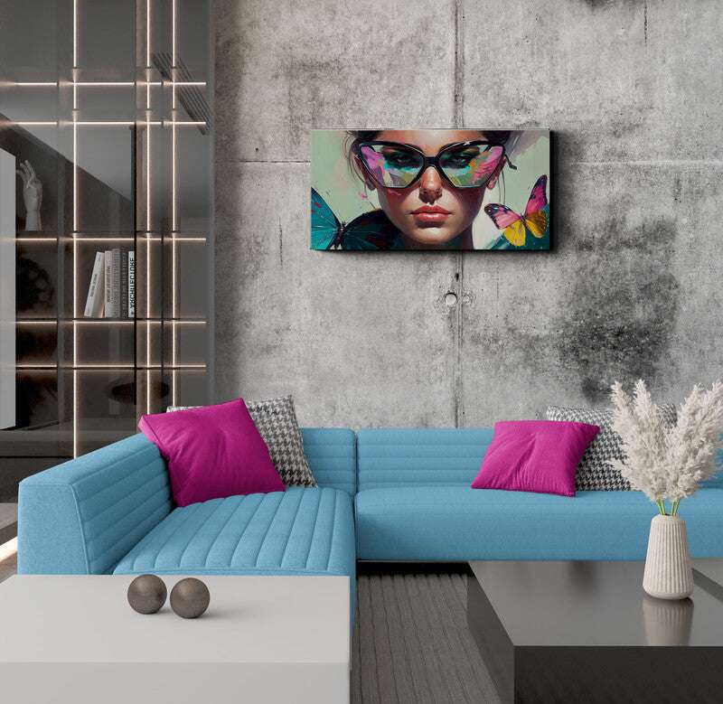 Luxurious Color Worlds: Design Canvas. Pink, Green. by Luisa Viktoria.