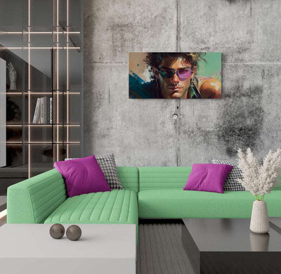 Design Canvas. Blue, green, pink. by Luisa Viktoria.