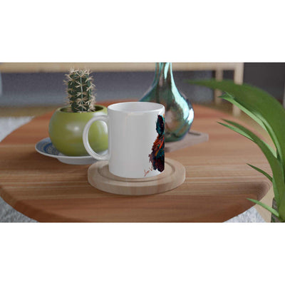 Wild Boar ceramic coffee mug