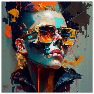 Female Skull luxury wall art decor unique gift Luisa-Viktoria