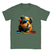 Unisex Trend Art Design T-Shirt. Guinea pig. Luisa Viktoria