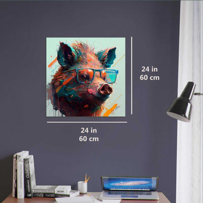 Wild Boar luxury wall art decor unique gift Luisa-Viktoria