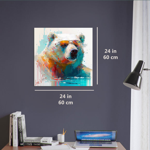 Polar Bear luxury wall art decor unique gift Luisa-Viktoria