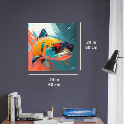 Salmon Fish luxury wall art decor unique gift Luisa-Viktoria
