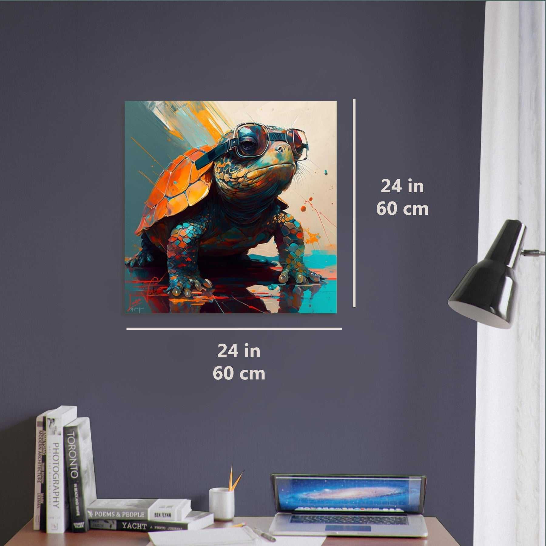 Turtle luxury wall art decor unique gift Luisa-Viktoria