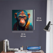 Chimpanzee wall art animal art design by Luisa Viktoria