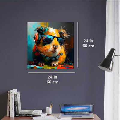 Guinea Pig luxury wall art decor unique gift Luisa-Viktoria