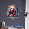 Bear luxury wall art decor unique gift Luisa-Viktoria