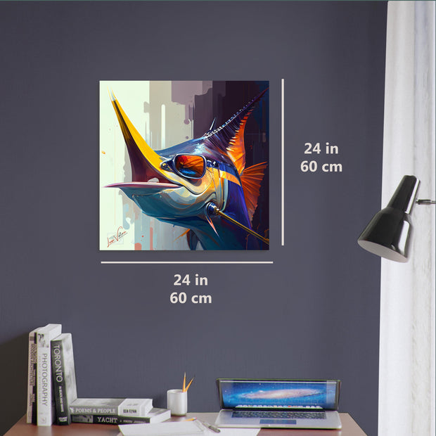 Swordfish luxury wall art decor unique gift Luisa-Viktoria