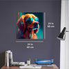 Golden Retriever luxury wall art decor unique gift Luisa-Viktoria