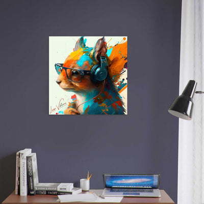 Squirrel, animal art, design gift, by Luisa Viktoria