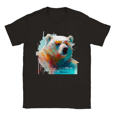 Unisex Trend Art Design T-Shirt. Polar bear. Luisa Viktoria